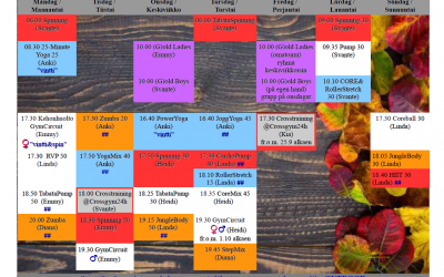 SYKSYN OHJELMA 31.8 ALKAEN – tunteja sisällä & ulkona