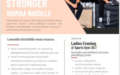 LADIES EVENING & LUENTO STRONGER 30.1